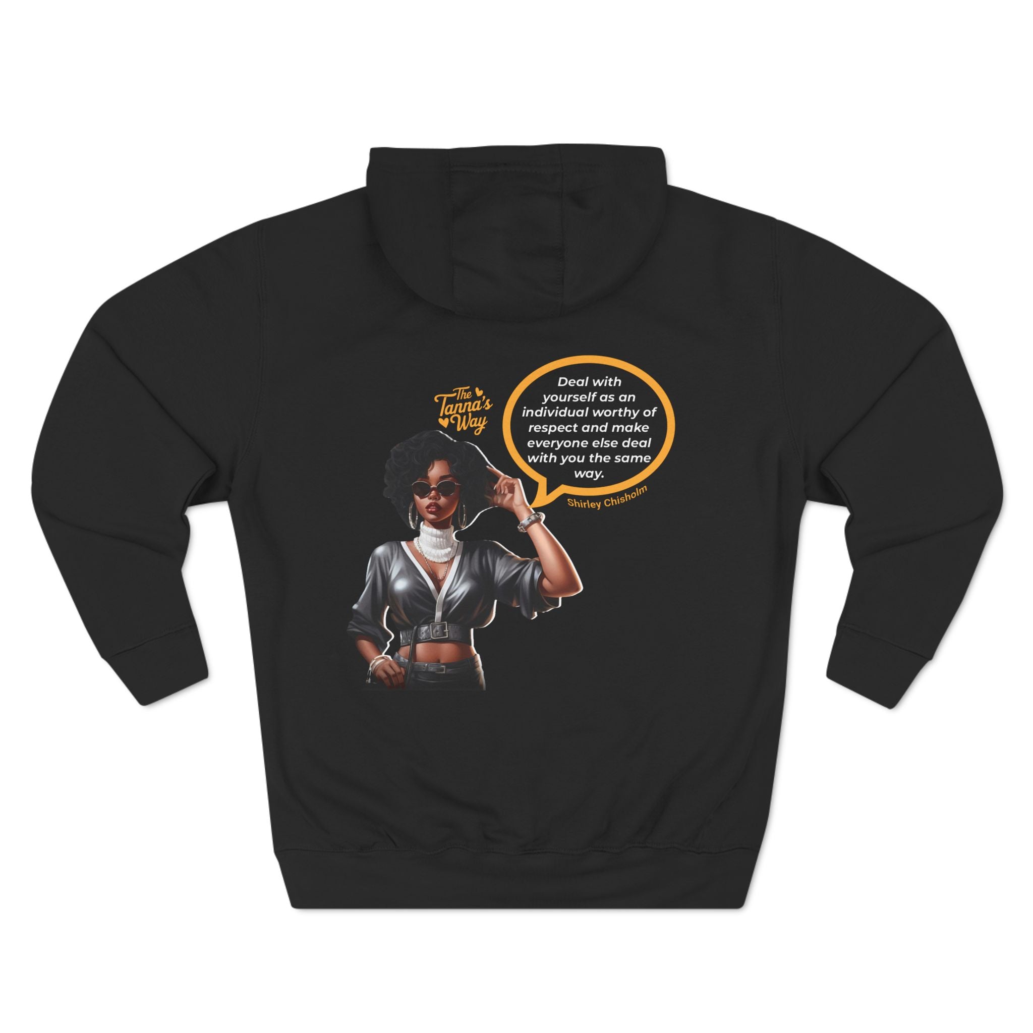 Shirley Chisholm | Three-Panel Fleece Hoodie